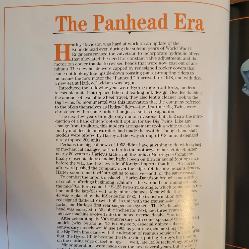 Harley-Davidson Rolling Sculpture Book ~ Pictorial Celebration of First 95 Years